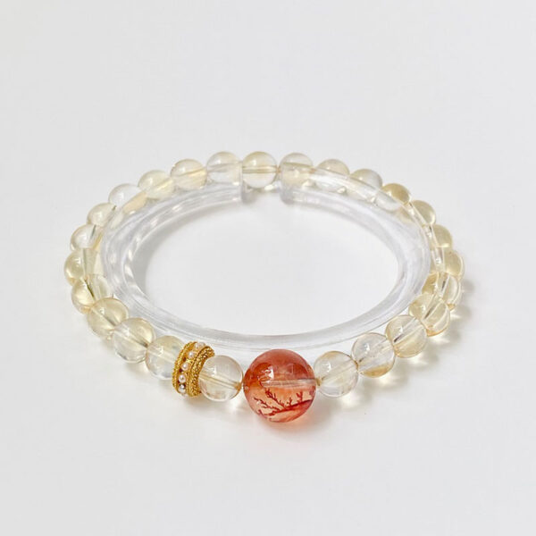 Natural Citrine Gemstone Bracelet