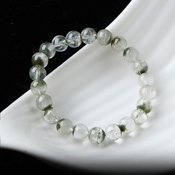 "Natural Green Phantom Quartz Bracelet