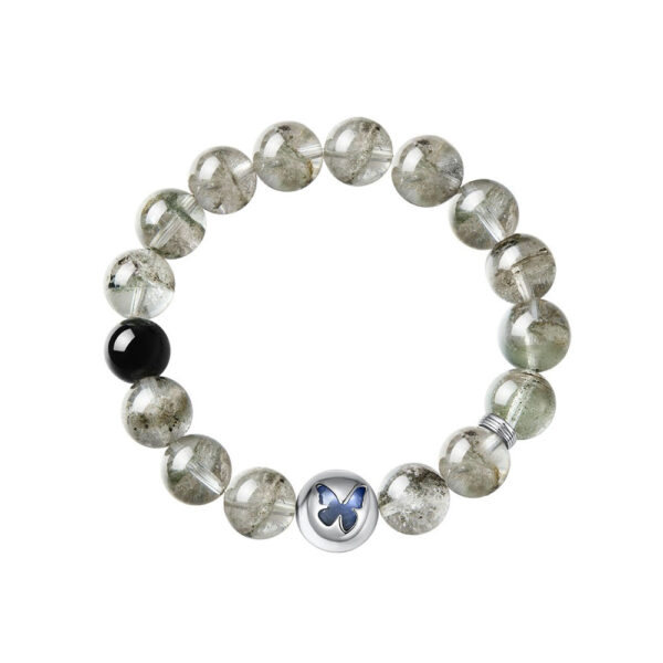 "Emerald Harmony" Green Phantom Quartz Bracelet