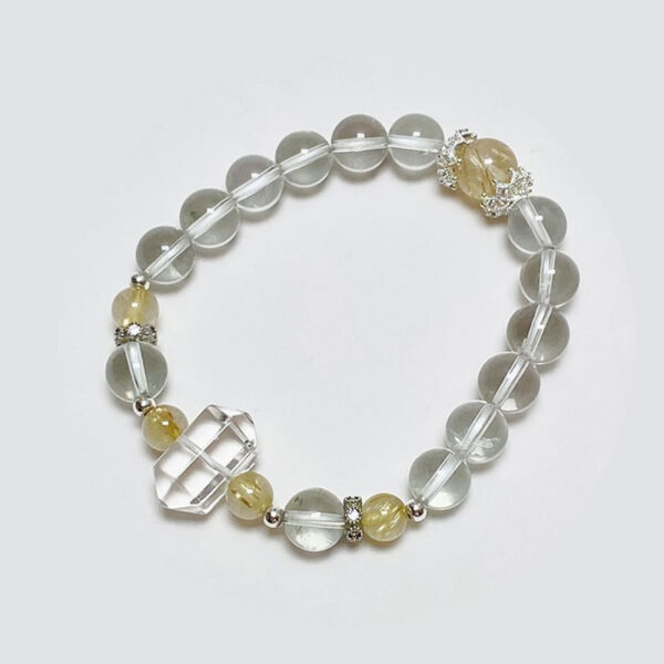 Green Waters & Blue Mountains" Natural Crystal Bracelet