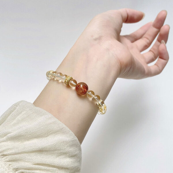 Natural Citrine Gemstone Bracelet