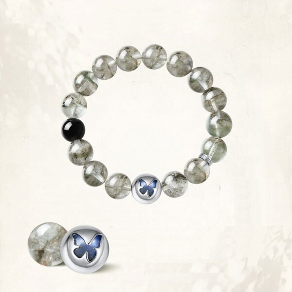 "Emerald Harmony" Green Phantom Quartz Bracelet