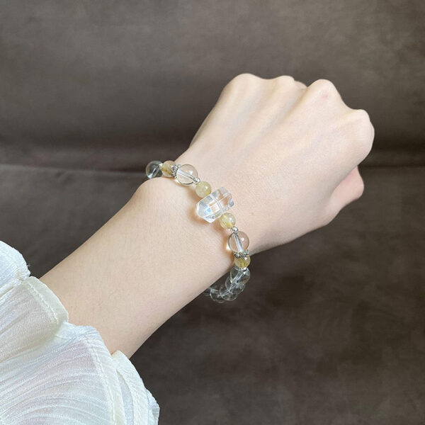 Green Waters & Blue Mountains" Natural Crystal Bracelet