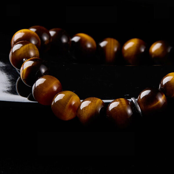 "Golden Stripes" Natural Tiger’s Eye Bracelet
