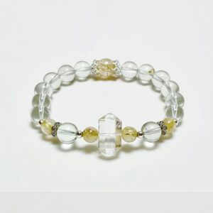 Green Waters & Blue Mountains" Natural Crystal Bracelet