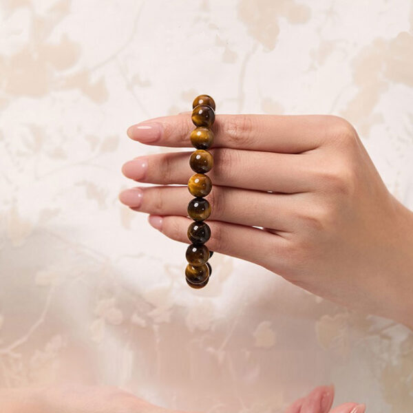 "Golden Stripes" Natural Tiger’s Eye Bracelet