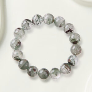 "Natural Green Phantom Quartz Bracelet