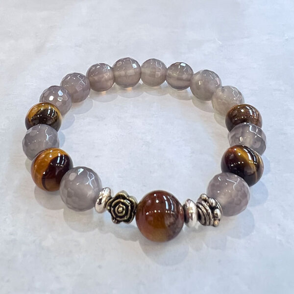 Mystery and Serenity Tiger’s Eye Agate Bracelet for Balance and Peace