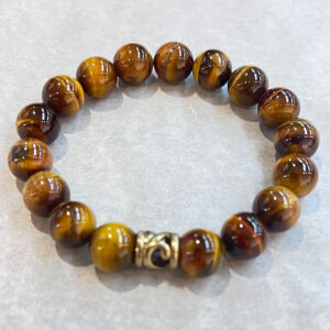 Courage and Strength Tiger’s Eye Bracelet for Confidence and Success
